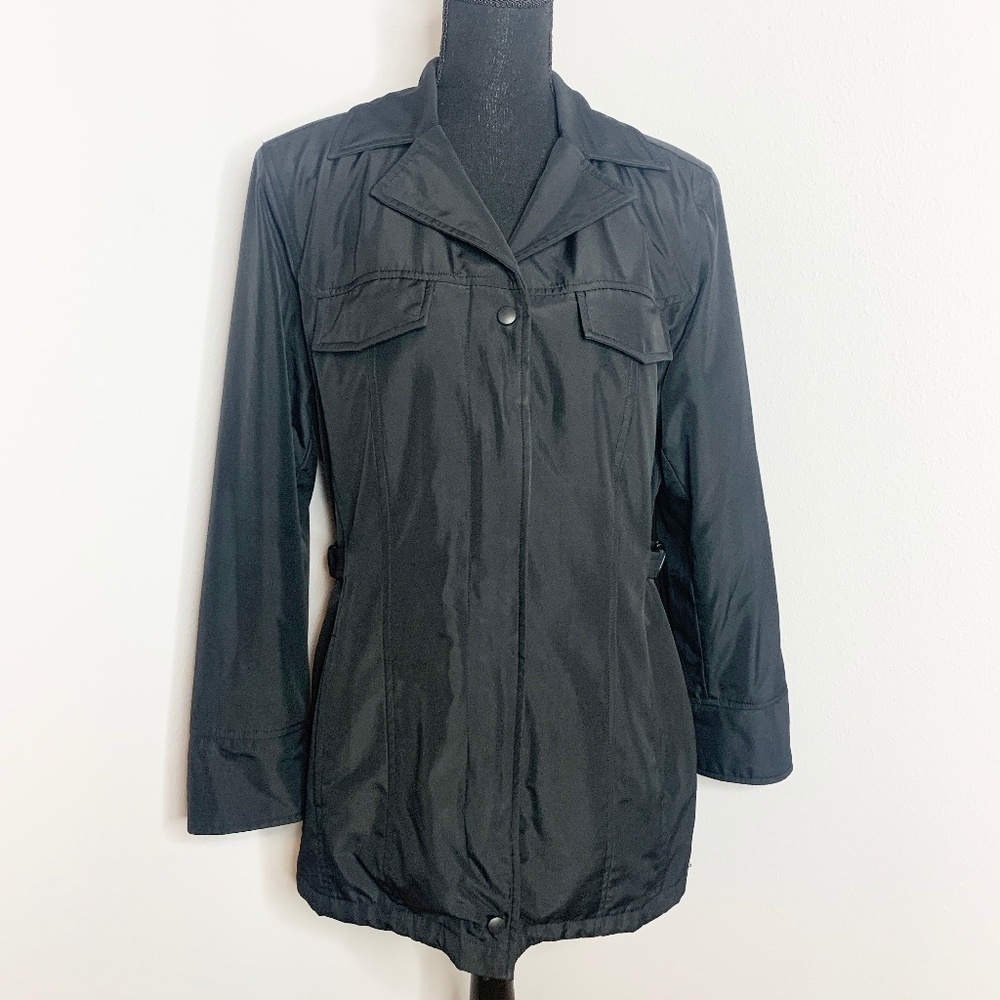 Fleet Street Women's Black Rain Jacket